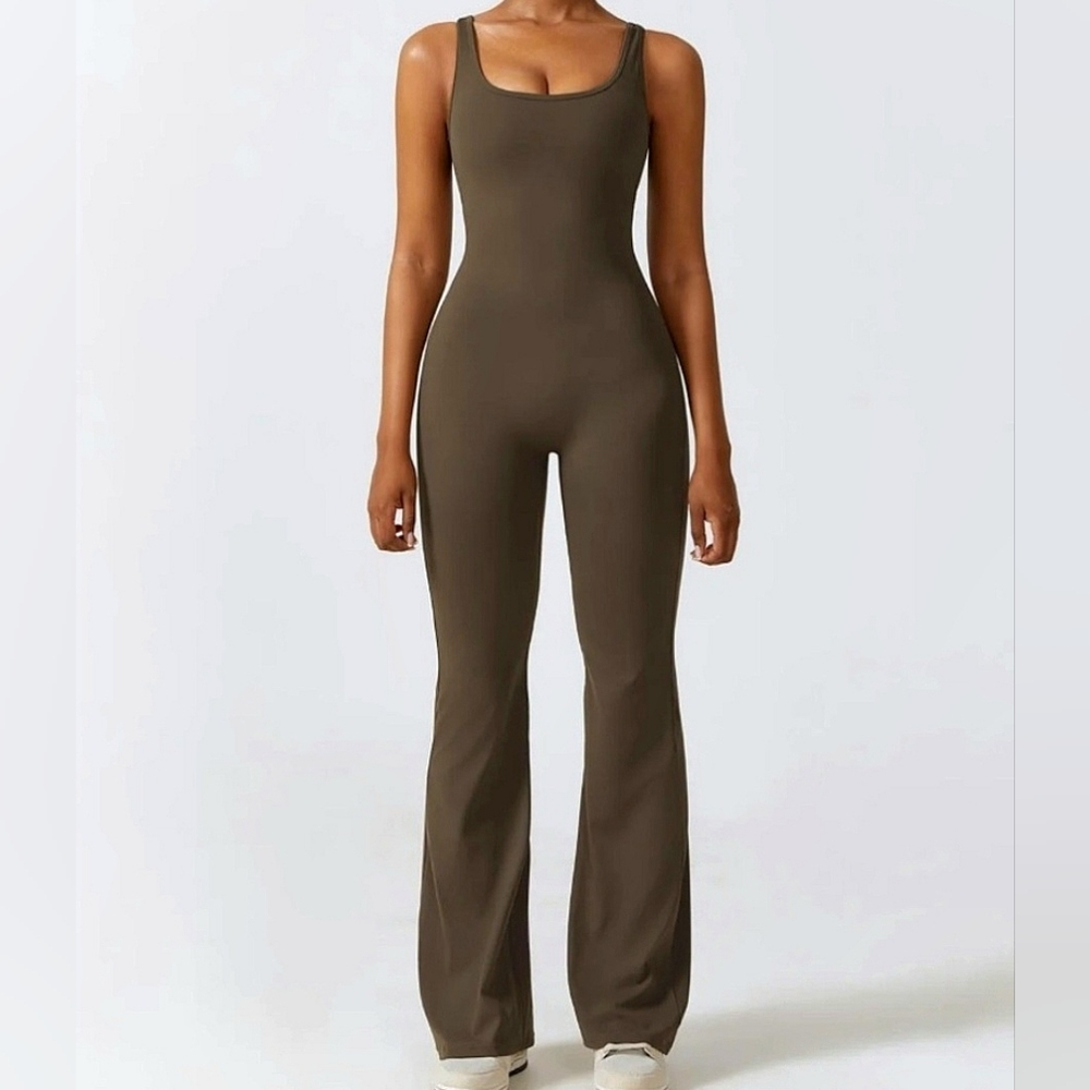Evellyhootd Mocha Jumpsuit
